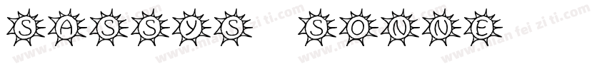 Sassys Sonne字体转换